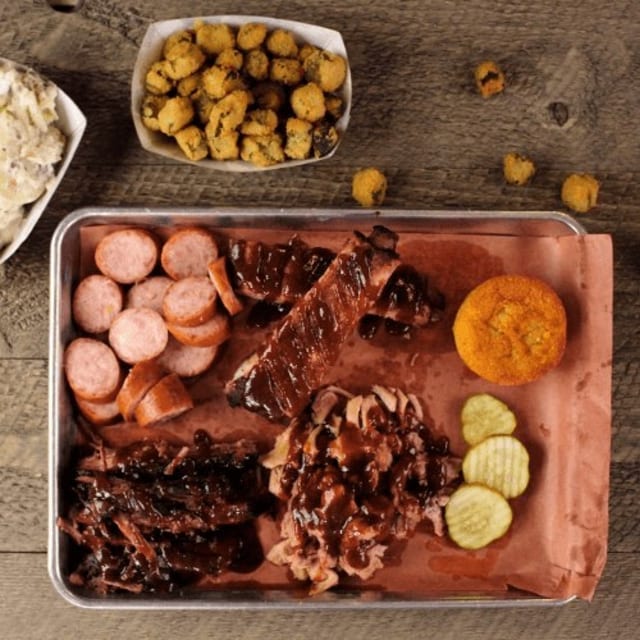 3/4 Pound Sampler with 3 Meats (86 Brisket).