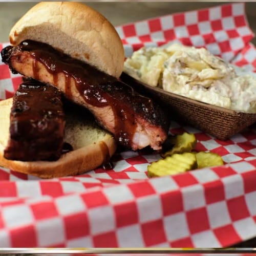 The Rib Sandwich Basket.