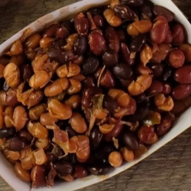 Smoked BBQ Beans.