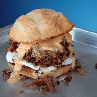 The Brisket Reuben (86 Mac and Cheese)