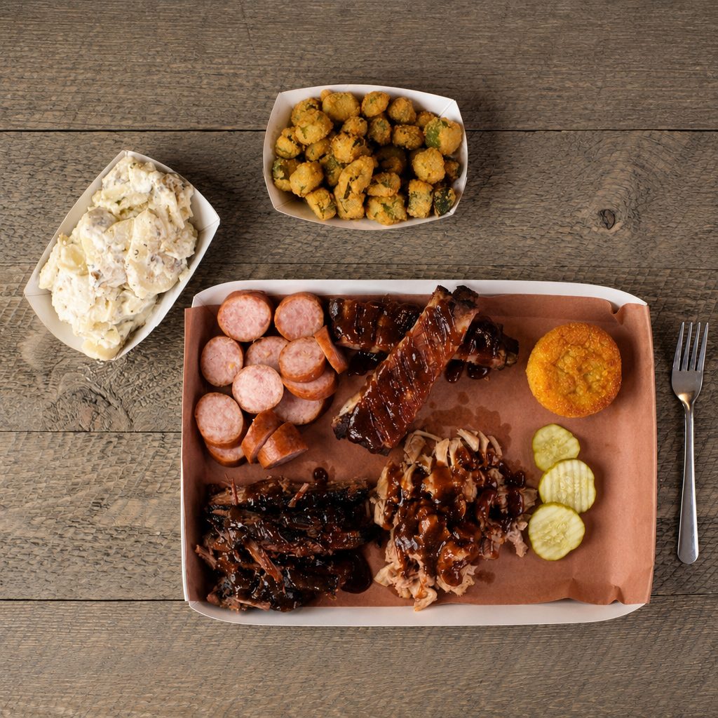 Full Pound Sampler with 4 Meats.