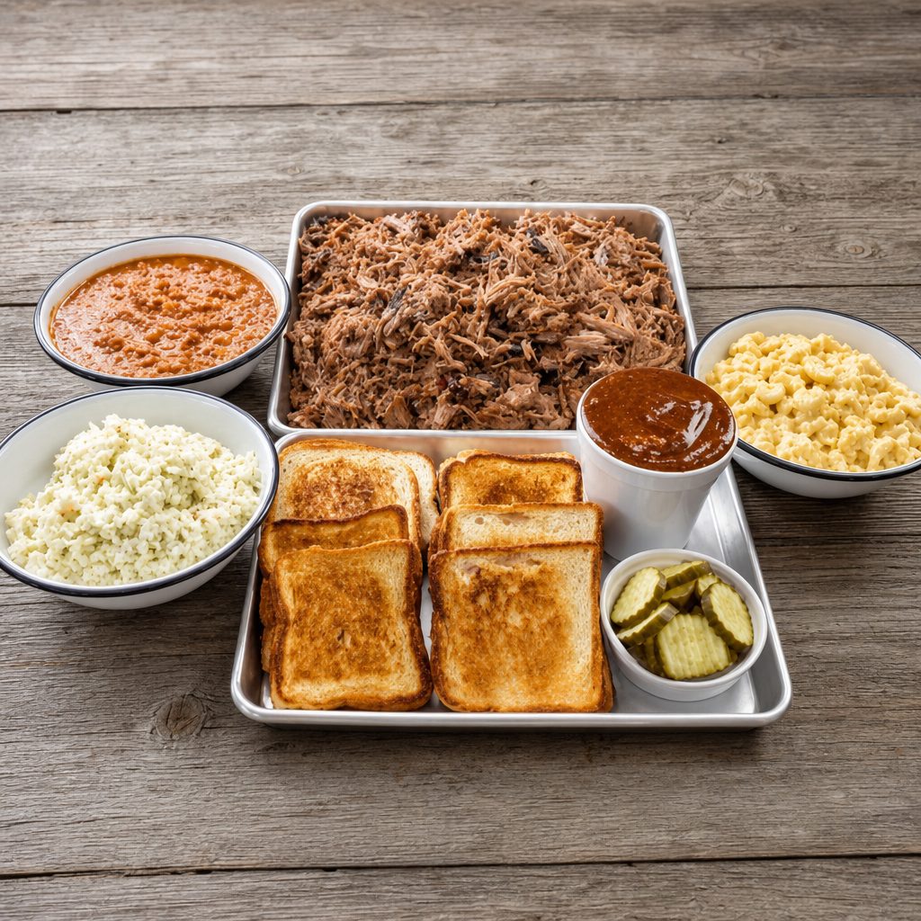 Sandwich Pack Meal (4 People 86 Brisket).