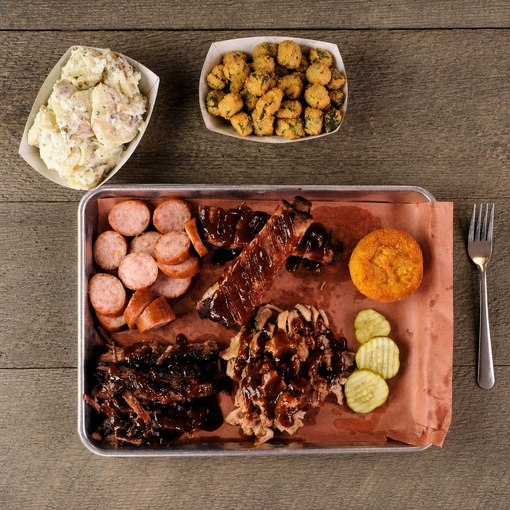 Half Pound Sampler with 2 Meats.