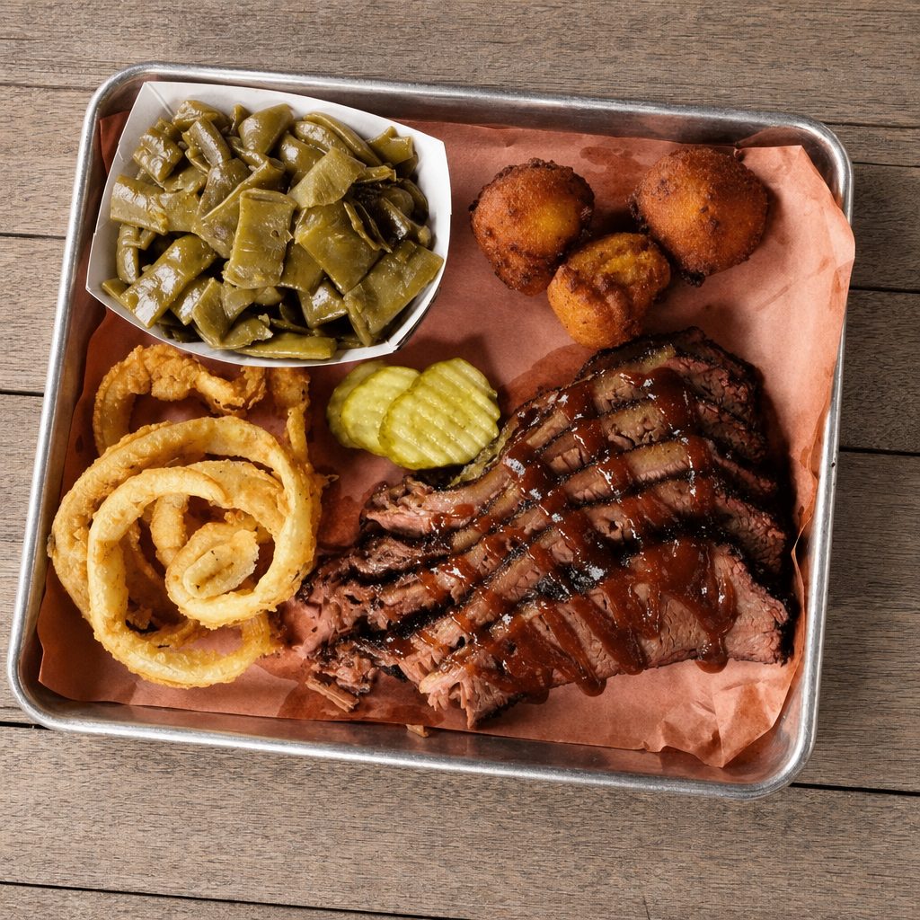 Beef Brisket Platter.