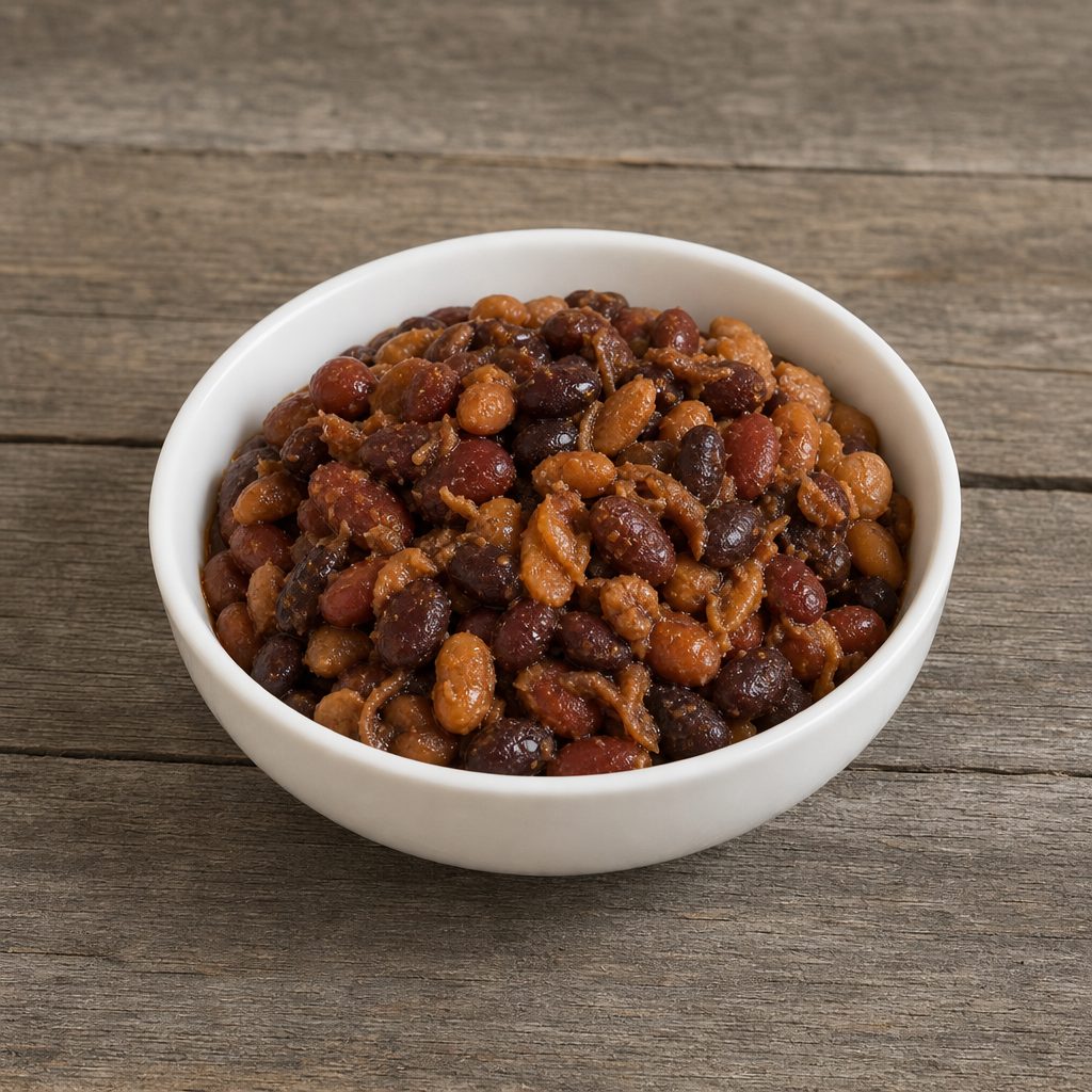 Smoked BBQ Beans.
