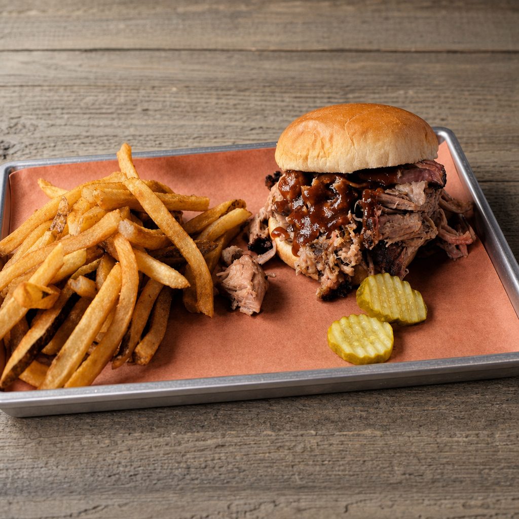 The Pork Sandwich Basket.
