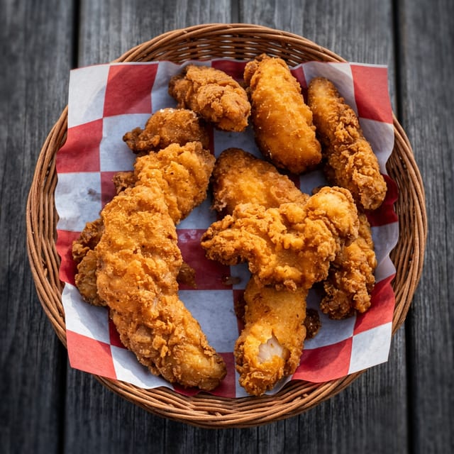 Kids Mini Chicken Tenders.