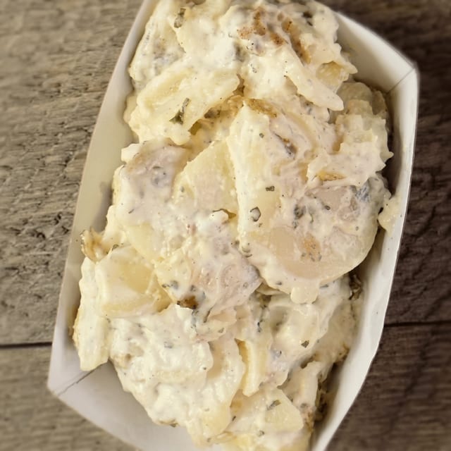 Bleu Cheese and Bacon Potato Salad.